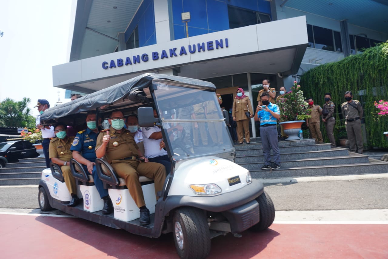 Pastikan Prokes Covid-19 Berjalan Baik, Sulpakar Kunjungi PT ASDP Cabang Bakauheni