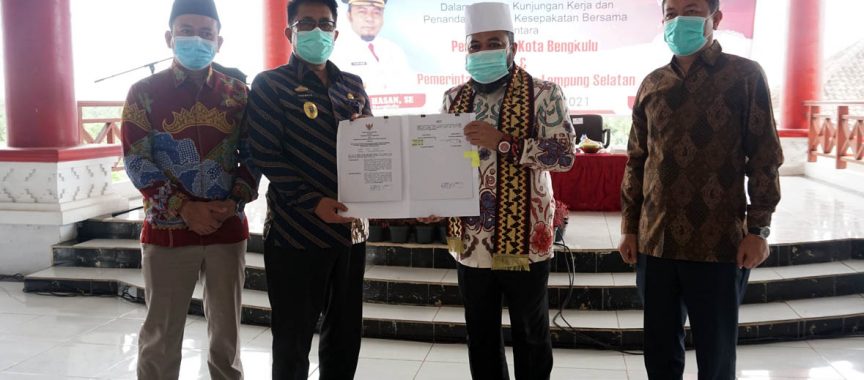 Teken MoU, Pemkot Bengkulu Jalin Kerja Sama dengan Pemkab Lampung Selatan