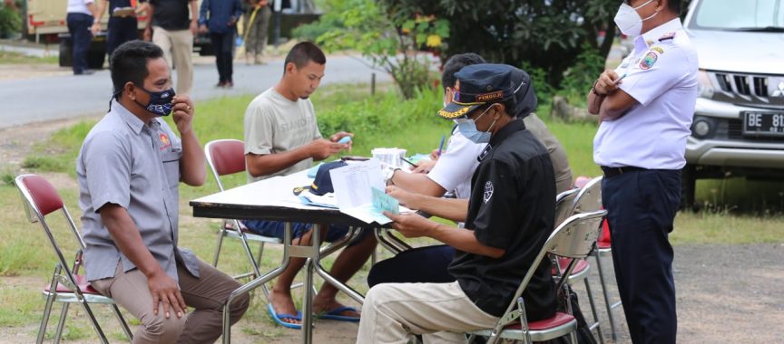 Tekan Kerusakan Jalan, Pemkab Lamsel Lakukan Pembinaan Kendaraan Overload dan Overdimention