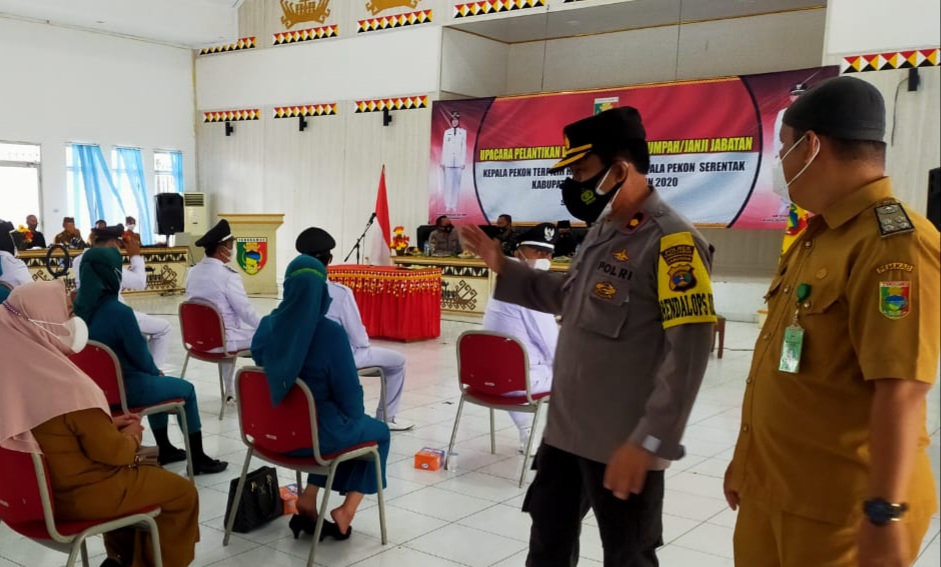 Polres Tanggamus Gelar Pengamanan Pelantikan Kakon Serentak