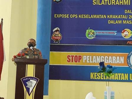 Nekat Mudik Anda Akan Ditransfer Dirlantas Polda Lampung ke Kendaraan Lain Untuk Dikembalikan