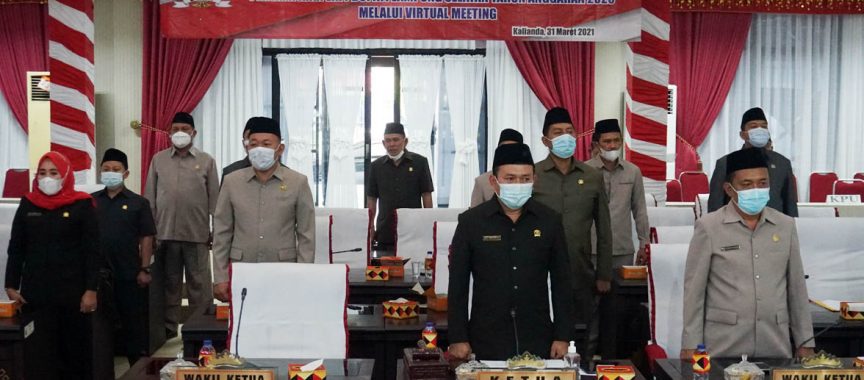 Nanang Ermanto Sampaikan LKPJ Tahun Anggaran 2020 Kepada DPRD Lampung Selatan