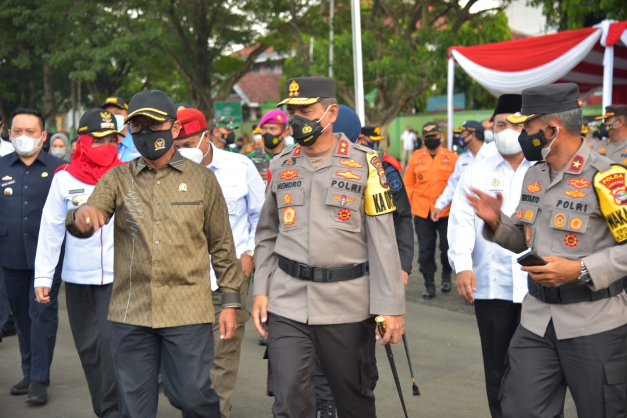 Hari Pertama Polda Lampung Laksanakan Ops Ketutap Krakatau 2021