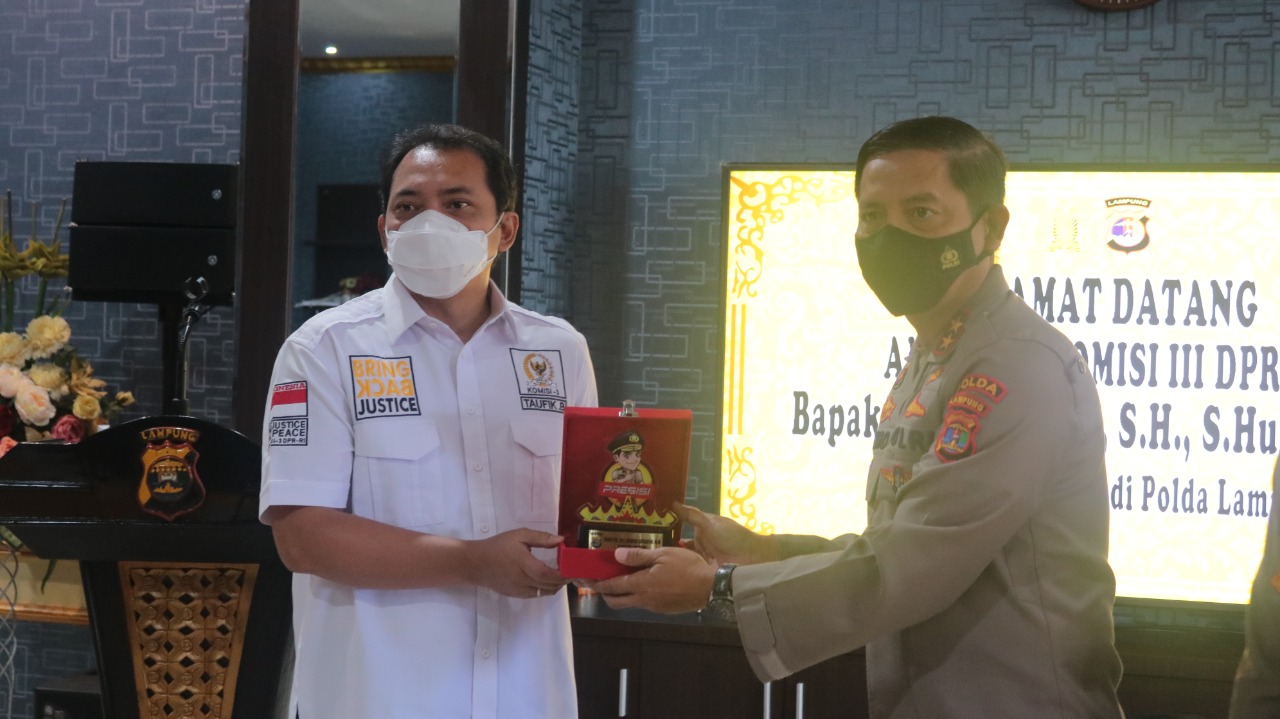 Kinerja Tekab 308 Polres Tanggamus Mendapat Apresiasi Dari ANggota DPRD RI