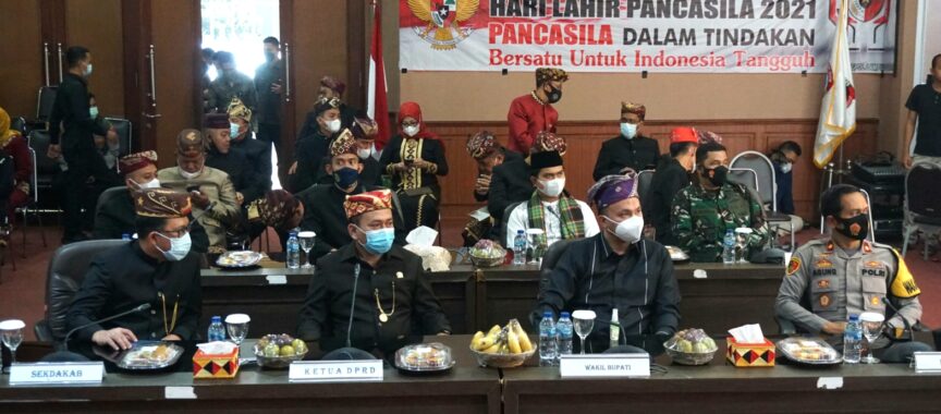 Wakil Bupati Lampung Selatan Ikuti Upacara Hari Lahir Pancasila Secara Virtual dengan Presiden Jokowi