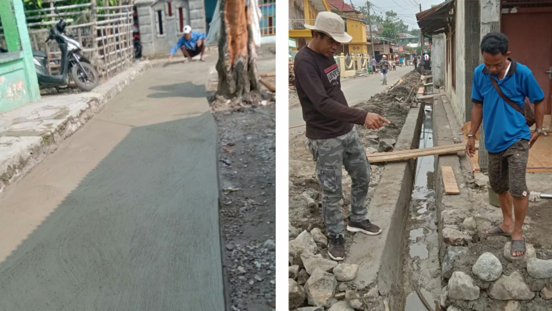 Warga Pasar Madang Merasa Terbantu Adanya Infrastruktur Bangunan