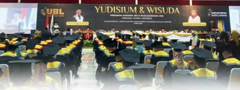 Universitas Bandar Lampung Mewisuda 964 Mahasiswa