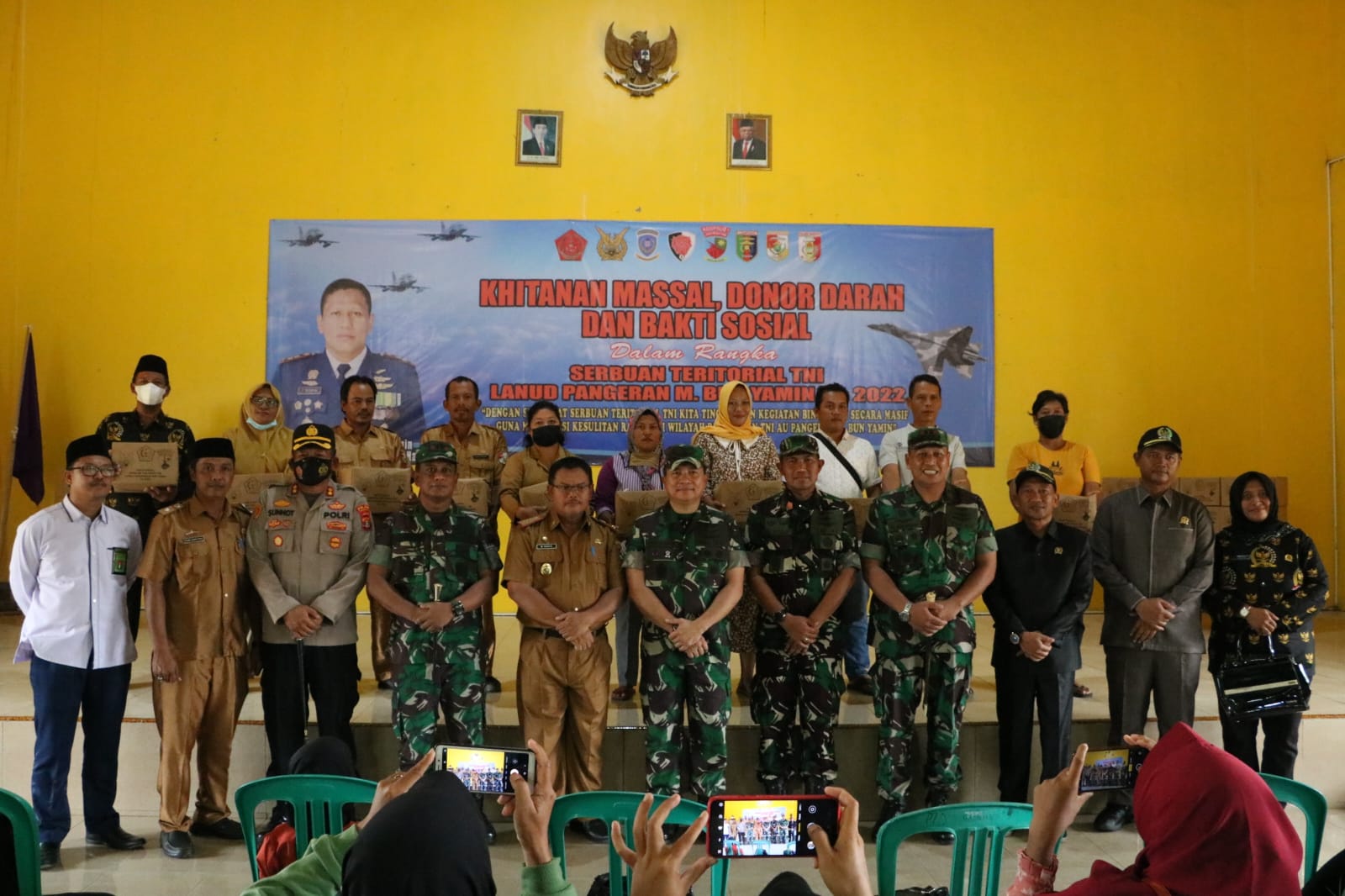 Serbuan Teritorial TNI Lanud BNY Resmi di Buka Kas Koopsud I