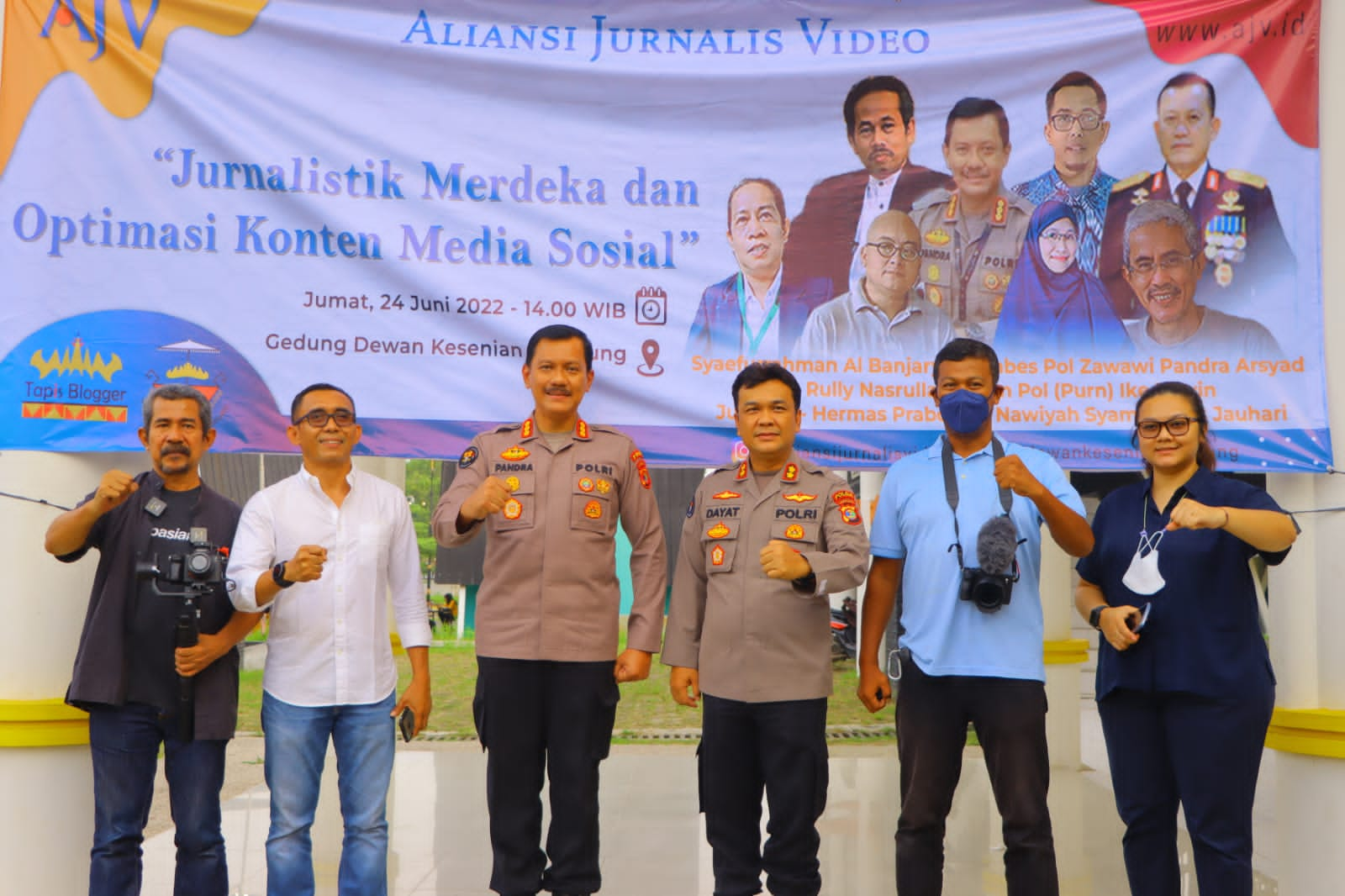 Workshop AJV, Kabid Humas Polda Lampung : Di Era Digital Humas Harus Bisa Beradaptasi