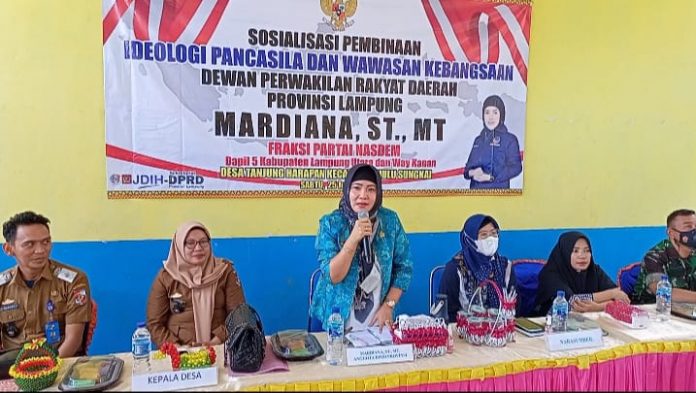 Mardiana Adakan Sialisasi Pembinaan Ideologi Pancasila dan Wawasan Kebangsaan