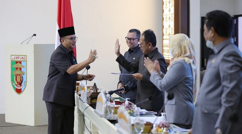 Gubernur Apresiasi DPRD Lampung atas Rekomendasi LKPJ Kepala Daerah Tahun Anggaran 2021