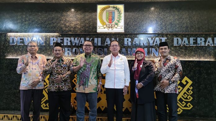 Mingrum Gumay Menerima Kunjungan Silatuhami Pimpinan BAZNAS Lampung