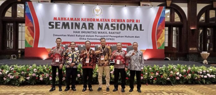 Mingrum Gumay Hadiri Seminar Nasional Yang Diselenggarakan Oleh MKD RI