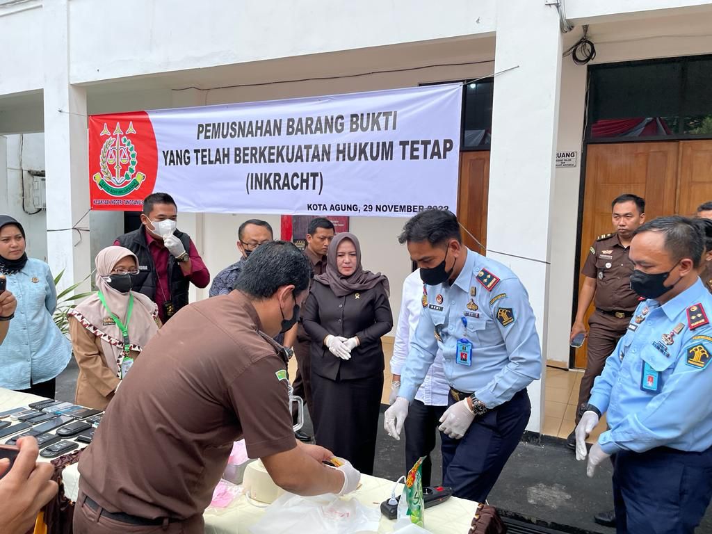 Kalapas Ikut Musnahkan Barang Bukti di Kejari Tanggamus