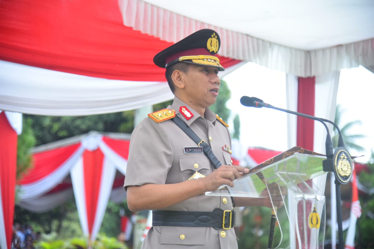 Kapolda Lampung lantik di 273 Bintara Remaja SPN Kemiling