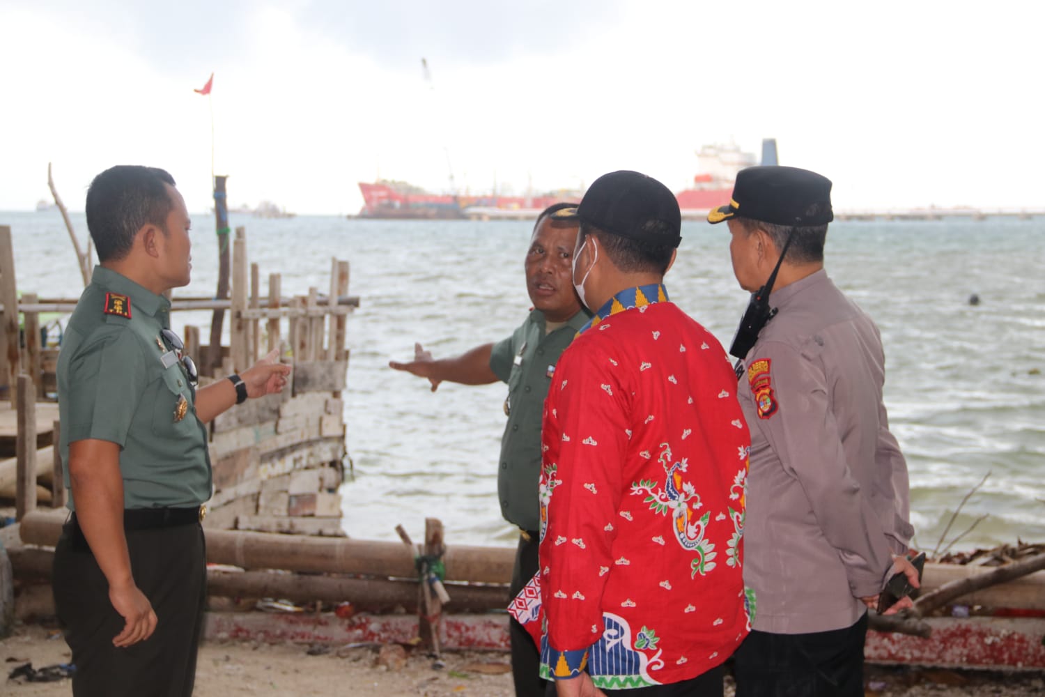 Dandim 0410/KBL Tinjau Rencana Lokasi TMMD Di Wilayah Pesisir Pantai Panjang Utara