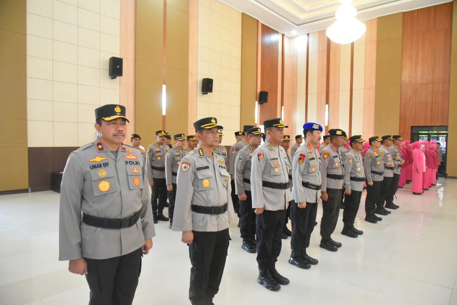 Kapolda Lampung Pimpin upacara sertijab, 5 pejabat utama dan 5 pejabat Kapolres