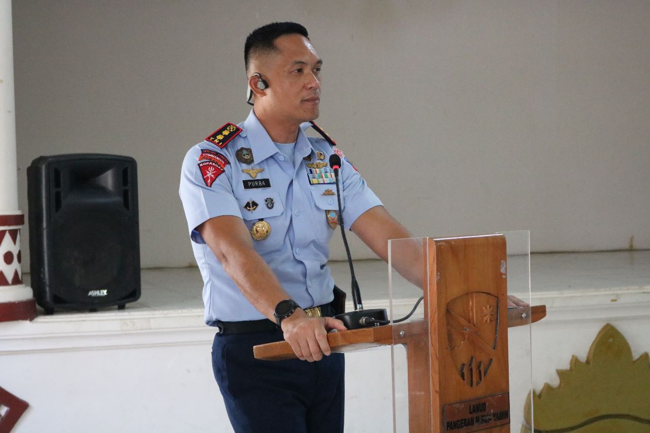 Danlanud BNY Gelar Koordinasi dan Silaturahmi Bersama Pengurus Olahraga Dirgantara Provinsi Lampung