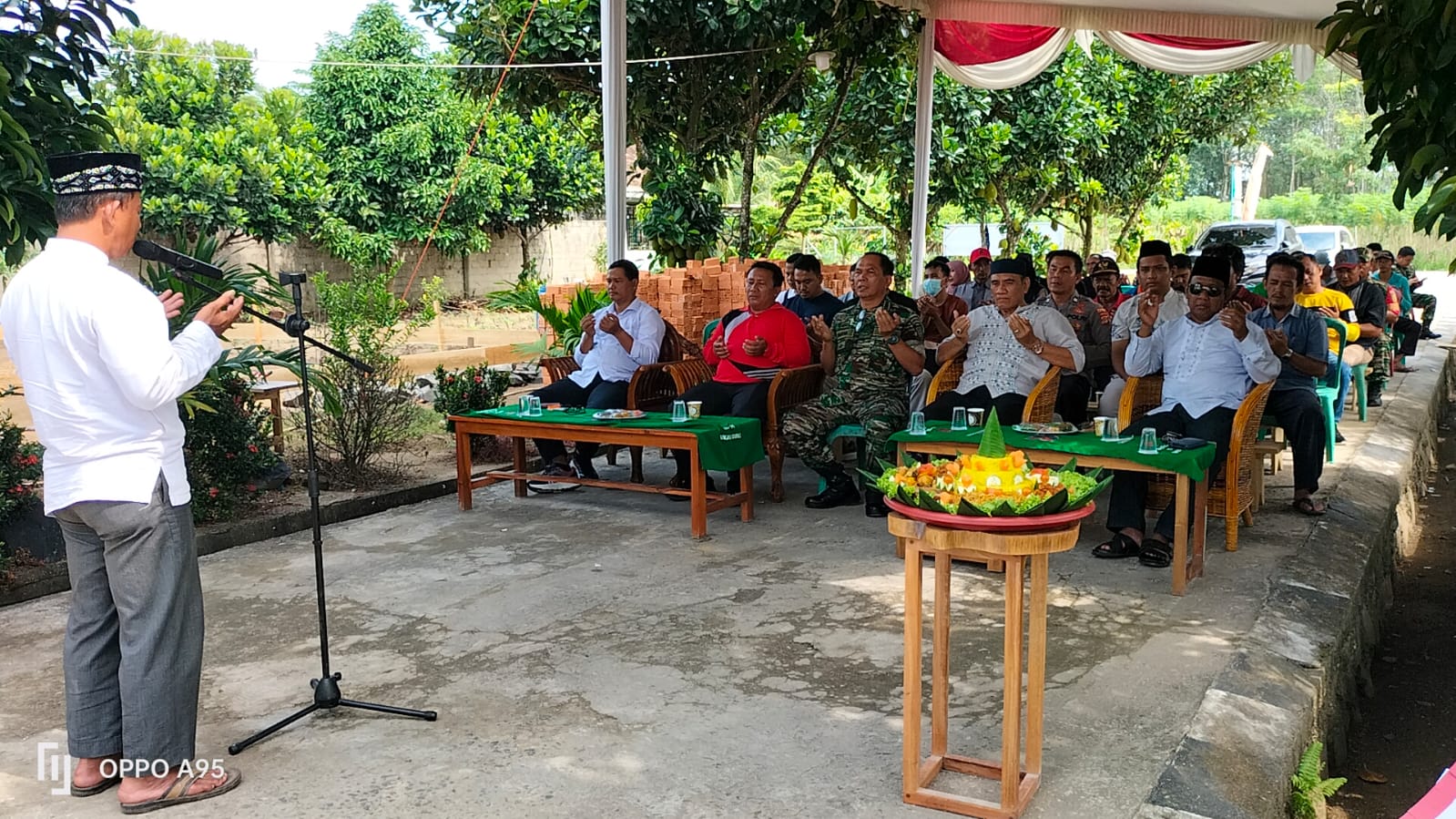 Dandim 0426/Tulang Bawang Dirikan Musholah Di Danramil 426-04 Banjar Agung