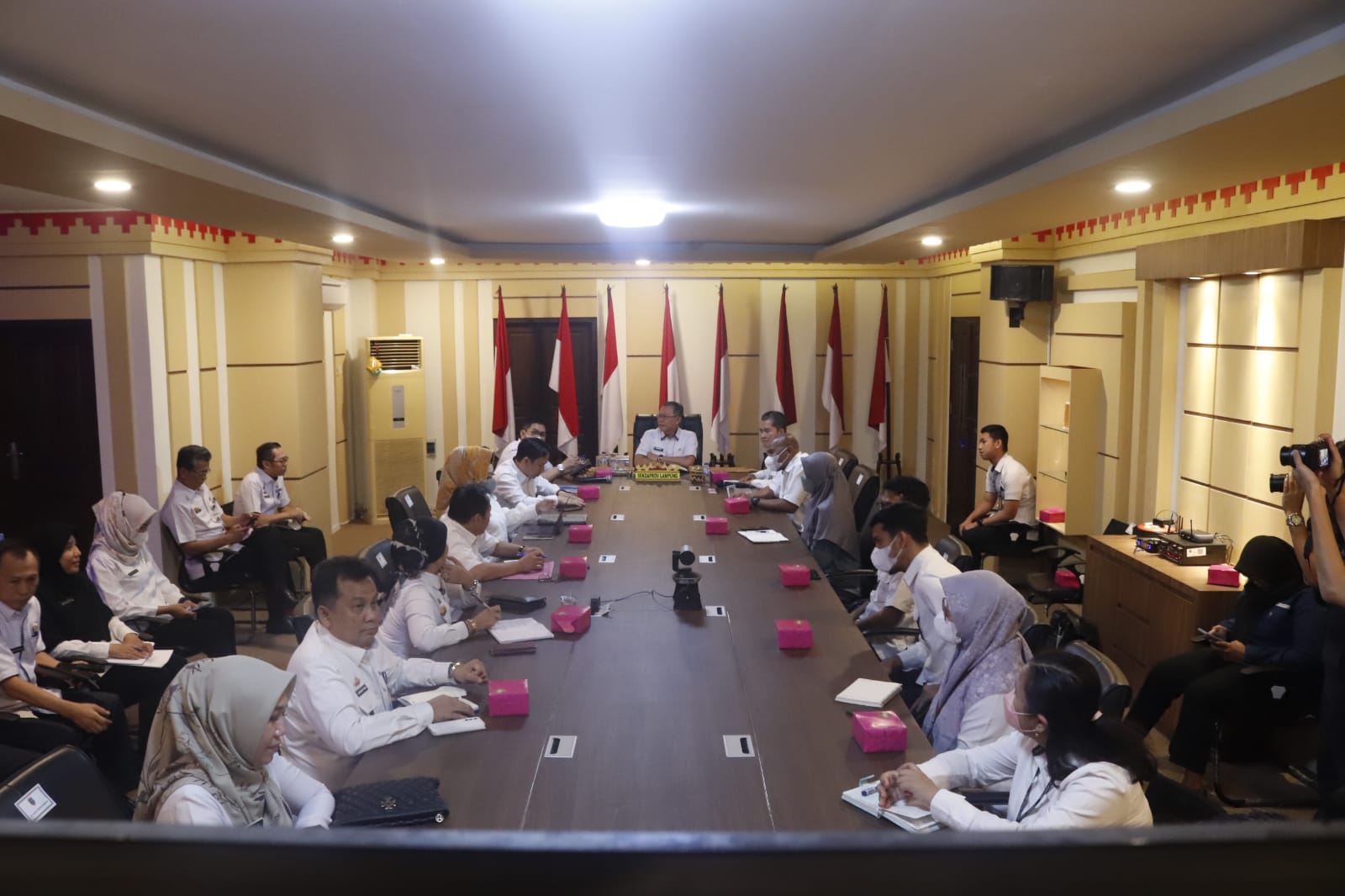 Sekretaris Daerah Provinsi Lampung Pimpin Entry Meeting Badan Pemeriksa Keuangan (BPK) RI