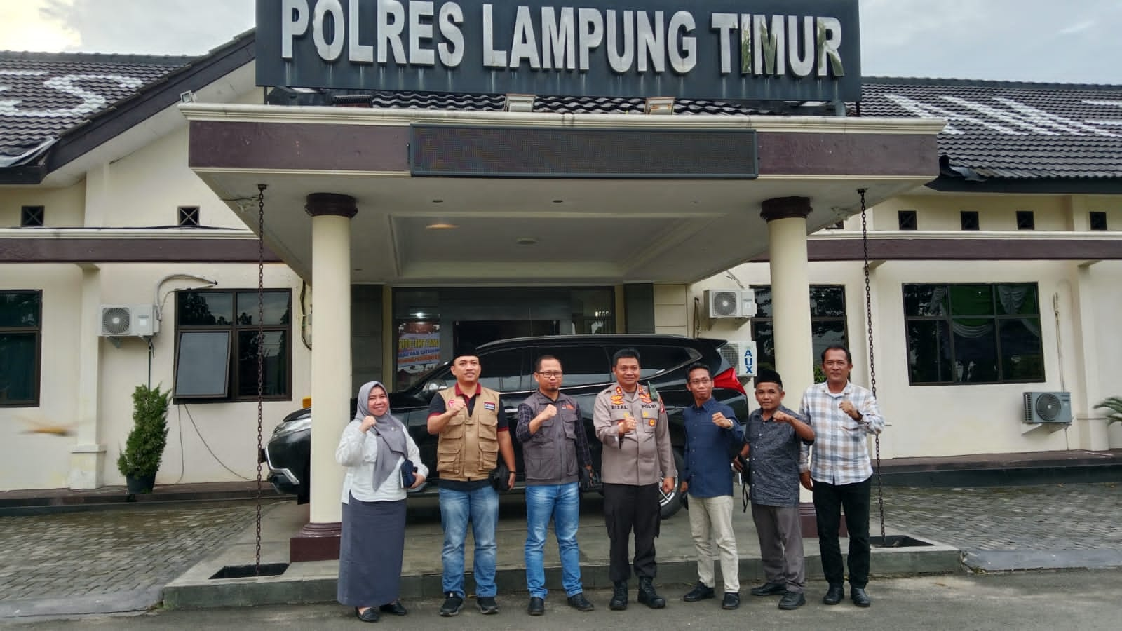 Jelang Tahun Politik, Ketua KPU Lakukan Audensi Dengan Kapolres Lampung Timur