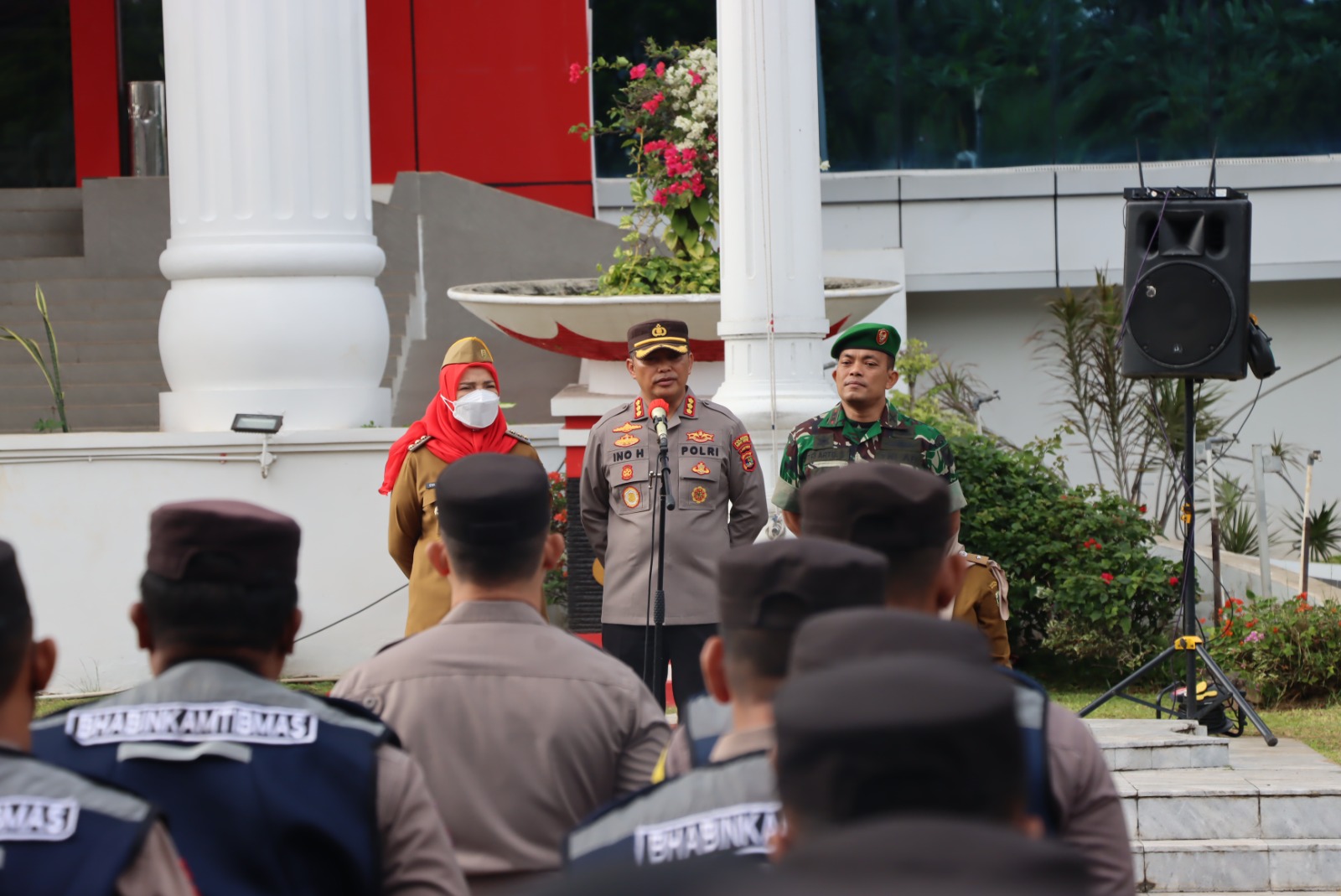 Apel Tiga Pilar, Kapolresta Bandar Lampung Siap Menjamin Keamanan dan Ketertiban di Kota Bandar Lampung