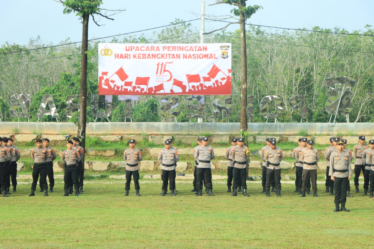 Waka Polres Tulang Bawang Barat Pimpin Upacara Peringatan Hari Kebangkitan Nasional, Ini Amanatnya