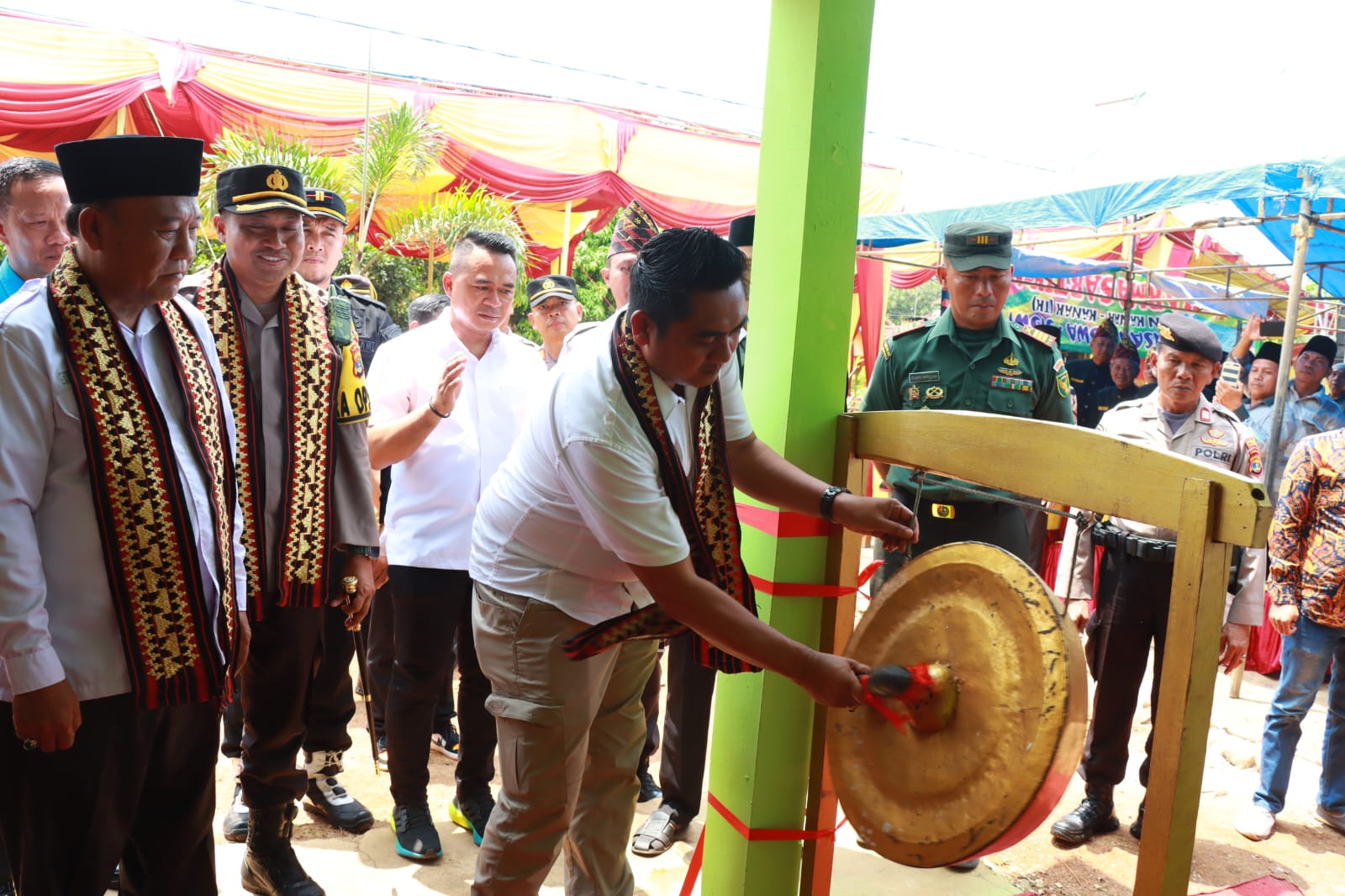 Polres Lampung Timur Resmikan Desa Negara Saka Menjadi Kampung Tangguh Bebas Narkoba