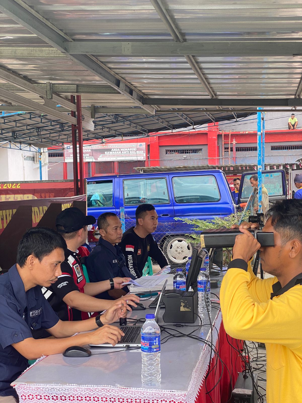 Jelang Pemilu, Lapas Narkotika Lampung Kembali Gandeng Disdukcapil Lamsel Lakukan Pendataan WBP