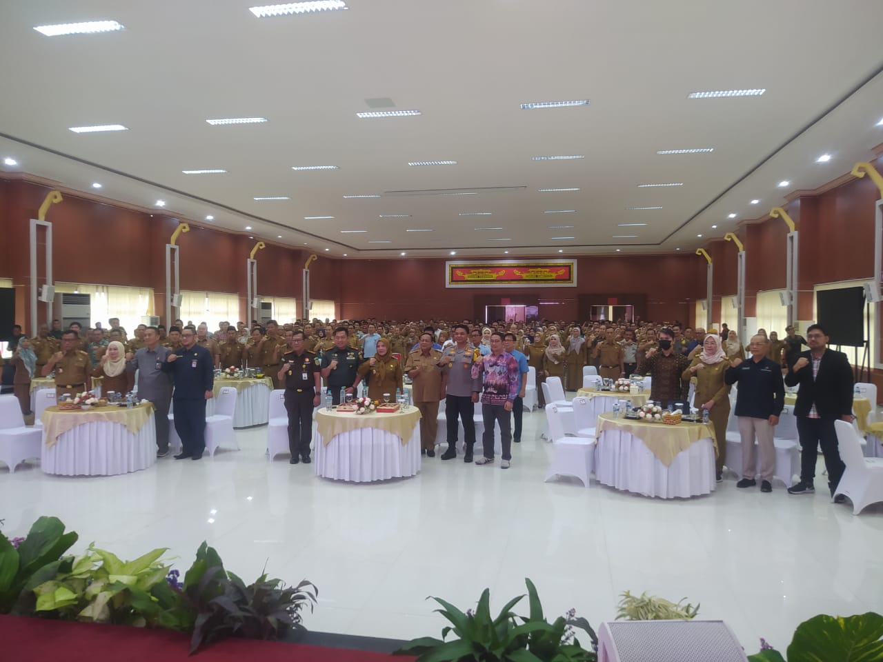 Hj. Eva Dwiana Hadiri Musrenbang Kota Bandar Lampung Di Aula Gedung Semergou