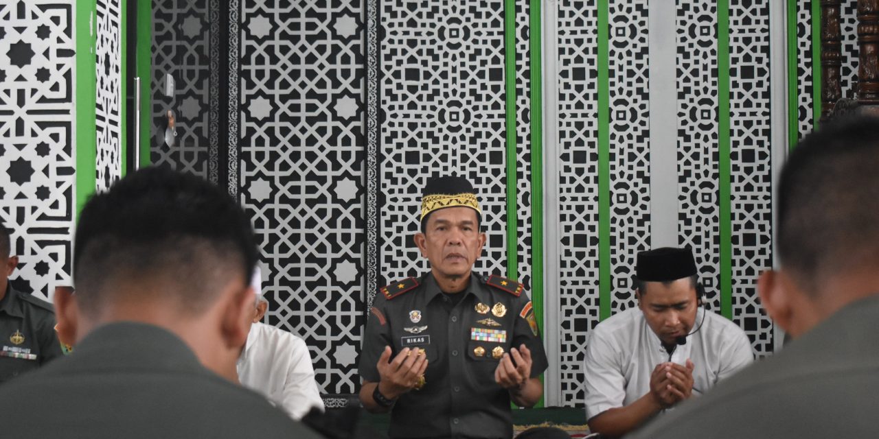 Korem 043/Gatam Gelar Doa Syukur Memperingati HUT RI Ke-79 Tahun 2024