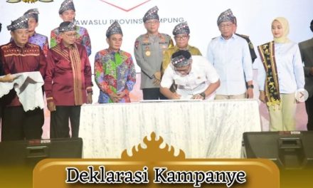 Bapak Ahmad Giri Akbar, SE., M.B.A., Mengikuti Kegiatan Deklarasi Kampanye Pilkada Damai